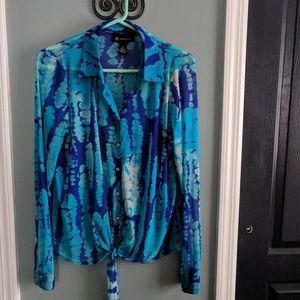 INC tye dye blouse size medium.